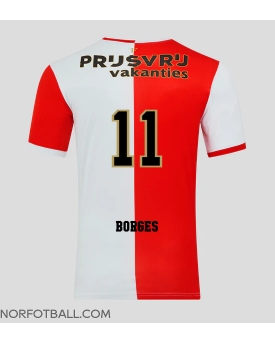 Billige Fotballdrakt Feyenoord Goncalo Borges #11 Replika Hjemmedrakt 2025-26 Kortermet